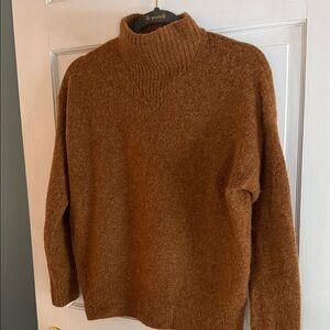 Madewell Brown Turtleneck Sweater